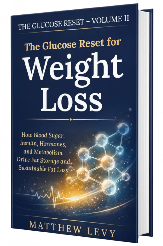 The Glucose Reset for Weight Loss, Volume II – book cover by Matthew Levy